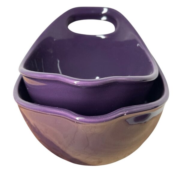 Rachael Ray Quart Mixing Bowl SET with Pour Spout and